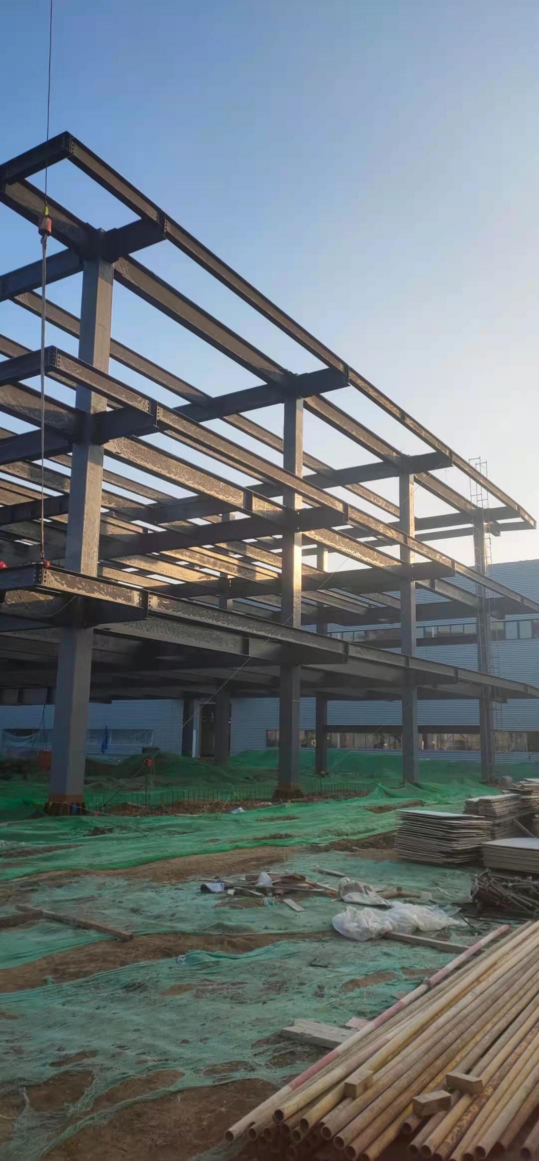 山東英科醫(yī)療科技園餐廳鋼結構